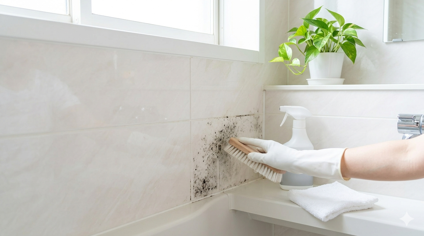 お風呂の黒カビが取れない！3つの落とし方と再発を防ぐ5つの習慣