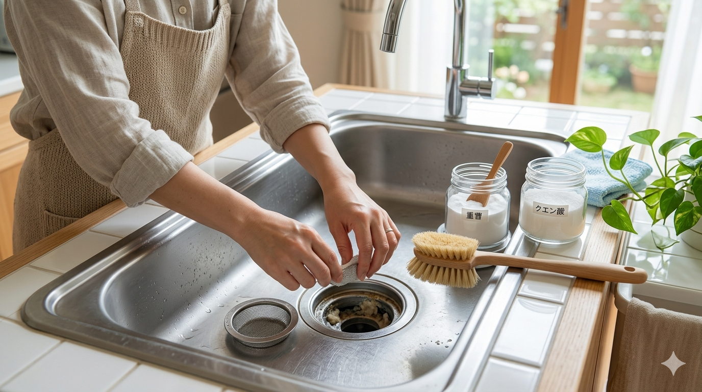 キッチン排水口の臭いを今すぐ解消！7つの原因と効果的な掃除術3選